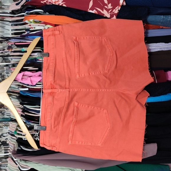 NWT Ava & Viv Denim Short in Tigerlily Wash  16W - Picture 7 of 8